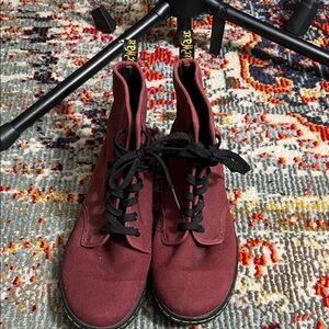 Dr. Martens Dark maroon Combat Boots